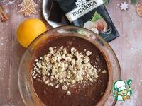 Шоколадный кекс с орехами постный ингредиенты