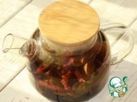 Смородиновый чай из веточек с ягодами ингредиенты