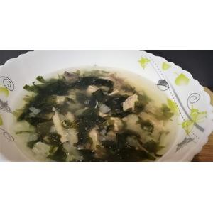 Суп из рыбы с морскими водорослями