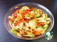 Салат из зеленой редьки со сладким перцем ингредиенты