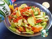Салат из зеленой редьки со сладким перцем ингредиенты