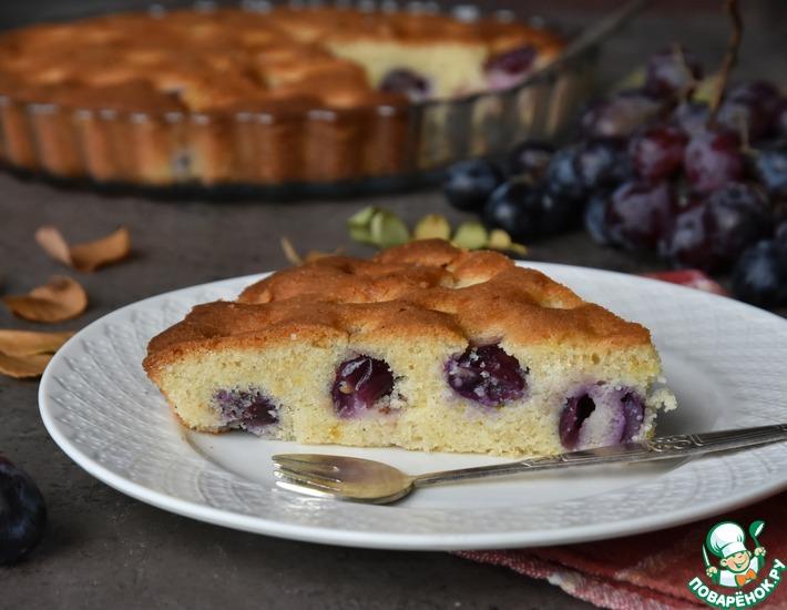 Рецепт: Пирог с виноградом от Джейми Оливера
