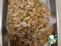 Яблочное варенье, запеченое в пакете ингредиенты