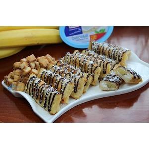 Мини-пирожки с бананом