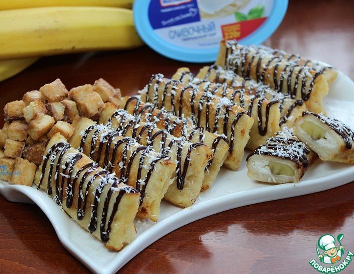Рецепт: Мини-пирожки с бананом