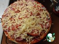 Домашняя пицца-пирог из готового теста ингредиенты