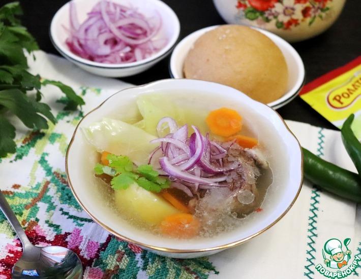 Рецепт: Татарский суп Элеш с капустой