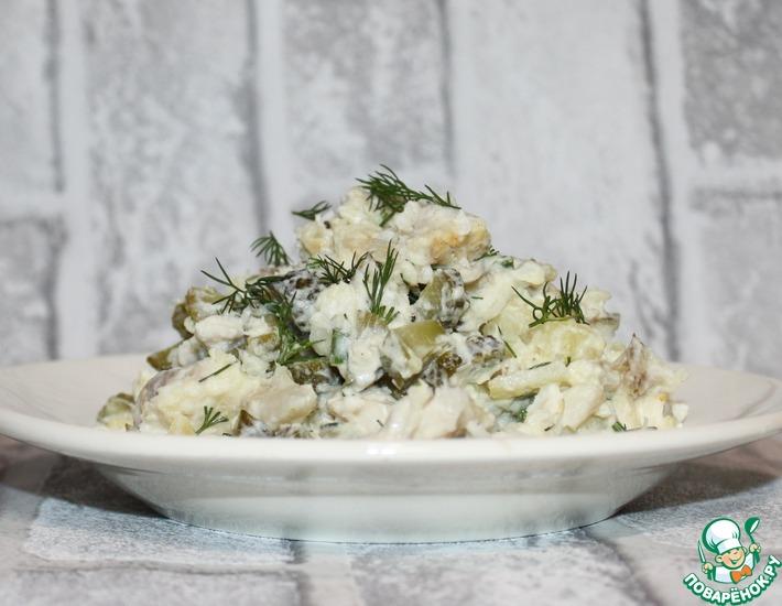 Рецепт: Холмогорский салат из трески