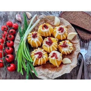 Печеный картофель с сыром Чечил