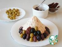 Сырная ёлочка с оливками ингредиенты
