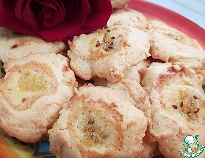 Рецепт: Печенье Курабье бакинское