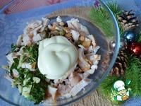 Салат из фасоли и копчёной курицы ингредиенты
