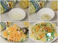 Салат с креветками и мандаринами ингредиенты