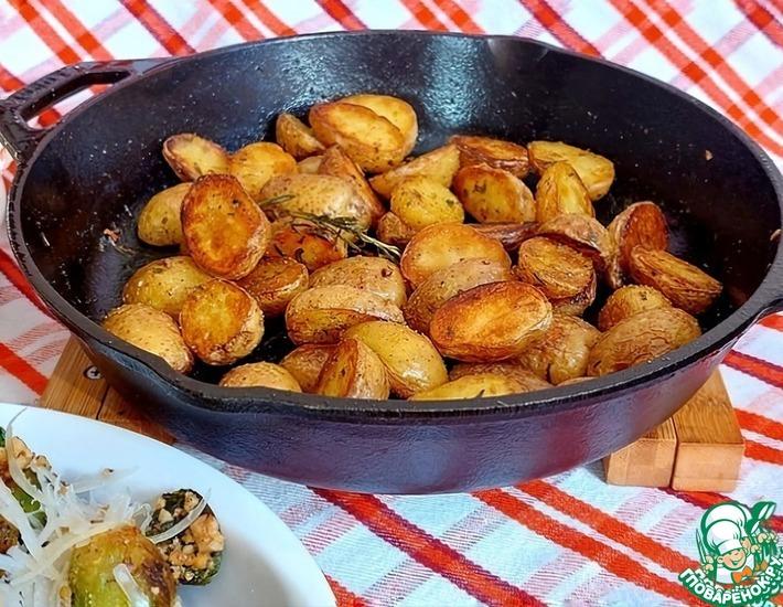Рецепт: Самый вкусный жареный картофель