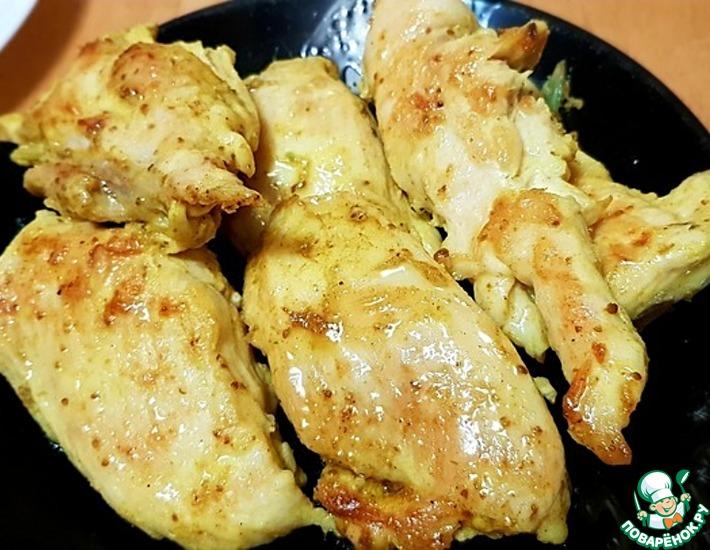 Рецепт: Куриные грудки по-индийски