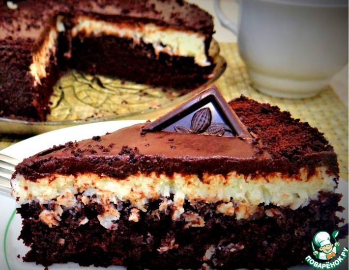 Рецепт: Торт шоколадный Баунти