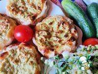 Мясные ватрушки с сыром и кабачками ингредиенты