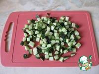 Салат с фасолью, яблоком и огурцами ингредиенты