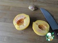 Персики-гриль с творожным сыром ингредиенты