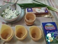 Тарталетки 2 сыра с мидиями ингредиенты