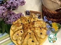 Пирог «Цветок” с сыром и брусникой ингредиенты