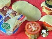 Закуска из баклажанов, помидоров и сыра ингредиенты