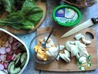 Нежный салат с творожным сыром ингредиенты