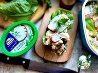 Нежный салат с творожным сыром ингредиенты