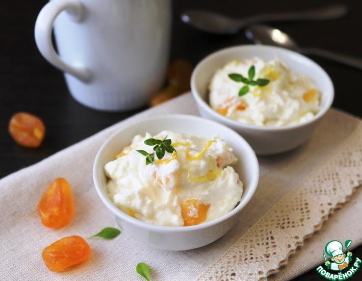 Рецепт: Творожная паста со сгущенкой и лимоном