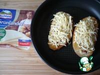 Горячие бутерброды Ленивые хачапури с сыром ингредиенты
