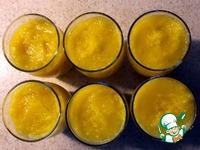 Десерт из джекфрута, апельсина и манго ингредиенты
