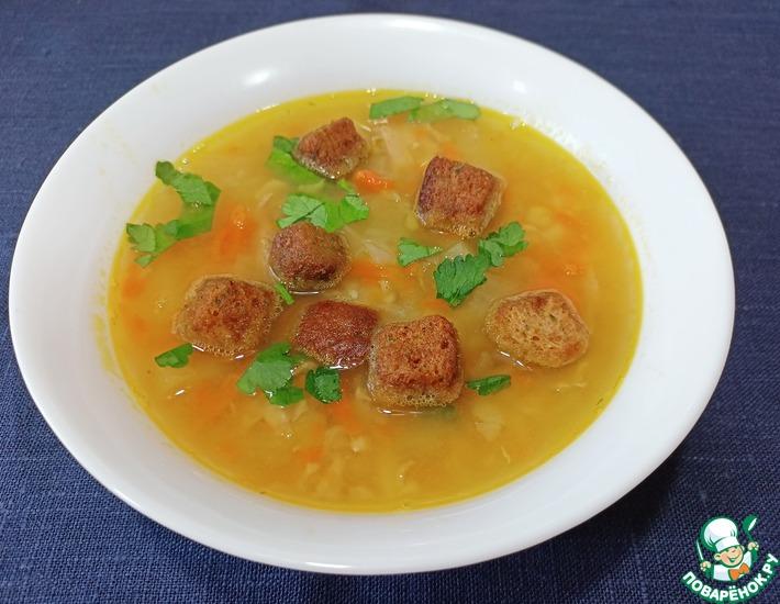 Рецепт: Гороховый суп с тушёнкой