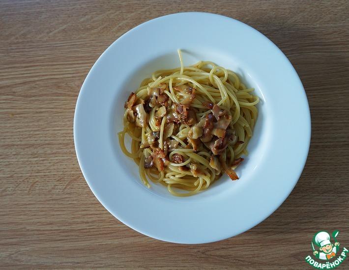 Рецепт: Спагетти карбонара без сливок
