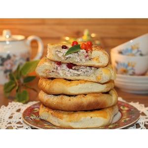 Ватрушка «Яблочная» с творогом и сыром