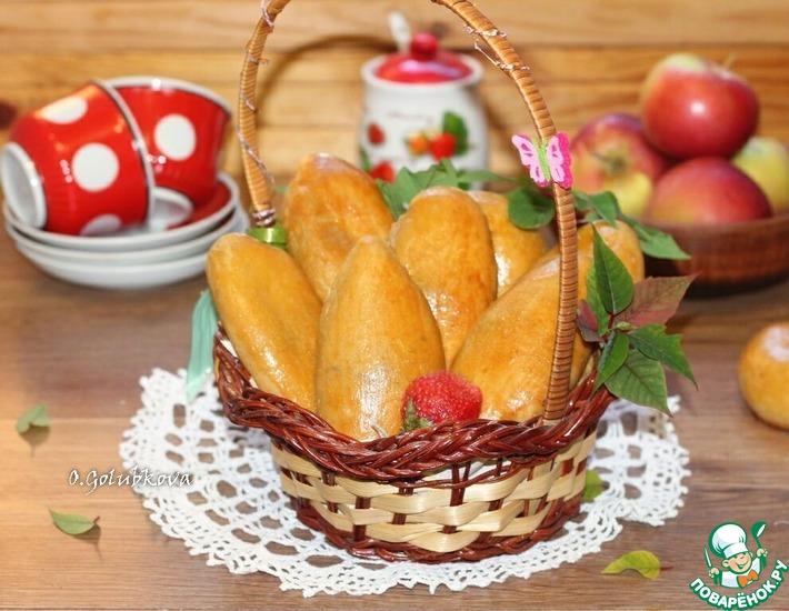 Рецепт: Сладкие пирожки на хлебном тесте