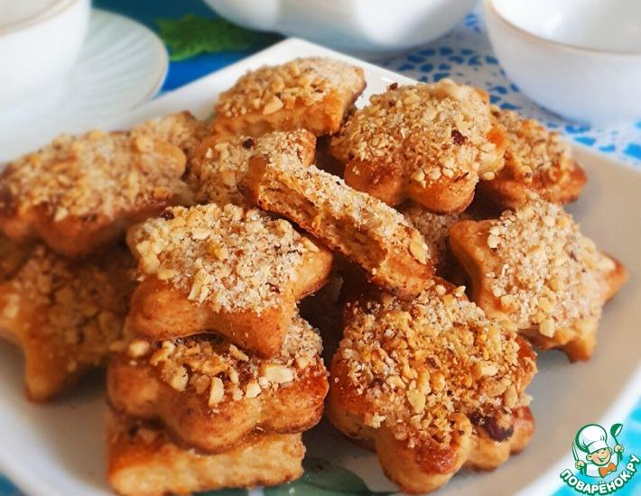 Рецепт: Печенье с творогом и медом
