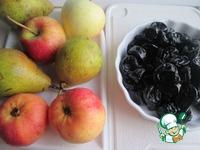 Мармелад яблочно-грушевый с черносливом ингредиенты