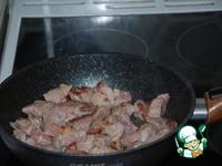 Сковорода со свининой, жаренной с овощами ингредиенты