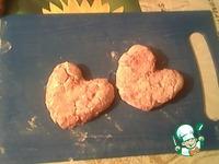 Котлеты «Любящие сердца» с картофелем фри ингредиенты