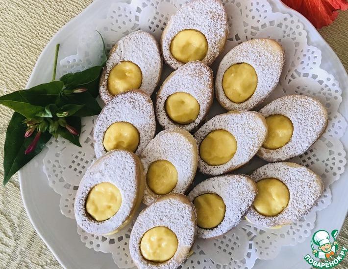 Рецепт: Печенье Пасхальные яйца