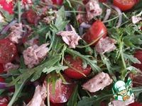 Лёгкий салат из рукколлы и тунца ингредиенты