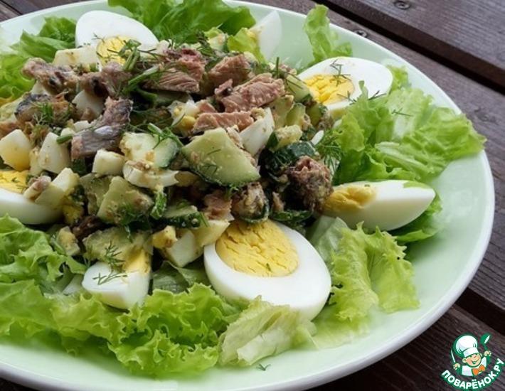 Рецепт: Тунцовый салат