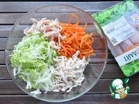 Салат с индейкой и корейской морковью ингредиенты