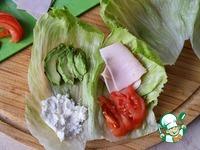 Закрытый бутерброд-салат ингредиенты