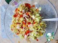 Салат с пекинской капустой и ветчиной ингредиенты