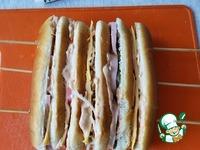 Горячий сэндвич-канапе ингредиенты