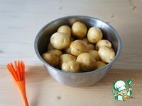 Молодой картофель с рёбрышками ингредиенты