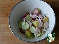 Картофельный салат с запеченной индейкой ингредиенты