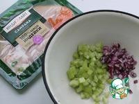 Легкий сочный салат с ветчиной ингредиенты