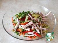 Овощной салат с бужениной ингредиенты